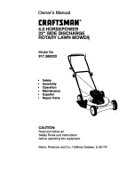 Preview for 1 page of Craftsman 917.388220 Owner'S Manual