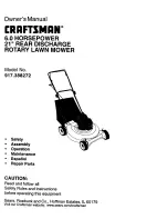 Preview for 1 page of Craftsman 917.388272 Owner'S Manual