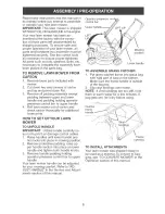 Предварительный просмотр 6 страницы Craftsman 917.388513 Owner'S Manual