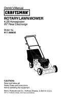 Preview for 1 page of Craftsman 917.388600 Owner'S Manual