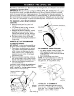 Предварительный просмотр 6 страницы Craftsman 917.388660 Owner'S Manual