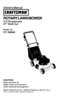 Предварительный просмотр 1 страницы Craftsman 917.388800 Owner'S Manual