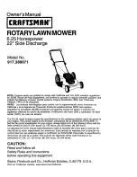 Preview for 1 page of Craftsman 917.389071 Owner'S Manual