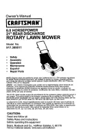 Craftsman 917.389511 Owner'S Manual preview