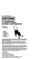 Craftsman 917.389590 Owner'S Manual preview