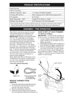 Предварительный просмотр 5 страницы Craftsman 917.773711 Owner'S Manual