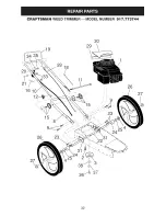 Preview for 32 page of Craftsman 917.773744 Owner'S Manual