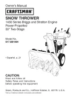 Craftsman 917.881064 Owner'S Manual preview