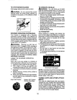 Preview for 13 page of Craftsman 917.986360 Operator'S Manual