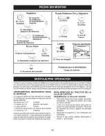 Preview for 43 page of Craftsman 917.98644 Operator'S Manual