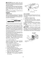 Предварительный просмотр 13 страницы Craftsman 917.986940 Owner'S Manual