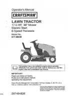 Craftsman 917.99039 Operator'S Manual preview
