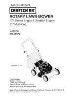 Craftsman 917.9997C Owner'S Manual preview