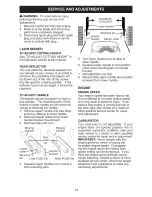 Preview for 14 page of Craftsman 917.9997C Owner'S Manual