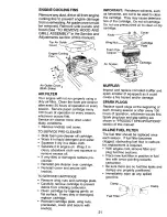 Preview for 21 page of Craftsman 917 Owner'S Manual