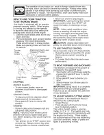 Preview for 13 page of Craftsman 917287030 Operator'S Manual