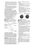 Preview for 14 page of Craftsman 917287030 Operator'S Manual