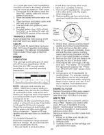 Preview for 20 page of Craftsman 917287130 Operator'S Manual