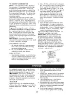 Preview for 28 page of Craftsman 917287130 Operator'S Manual