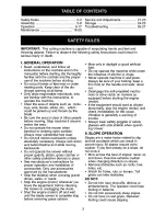 Preview for 2 page of Craftsman 917376751 Operator'S Manual