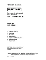 Preview for 1 page of Craftsman 919.152142 Owner'S Manual