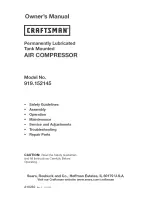 Preview for 1 page of Craftsman 919.152145 Owner'S Manual