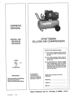 Craftsman 919.153210 Owner'S Manual preview