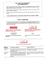 Preview for 3 page of Craftsman 919.153210 Owner'S Manual