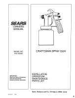 Craftsman 919.1551 Owner'S Manual preview