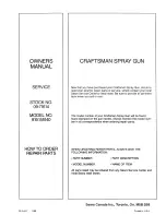 Preview for 12 page of Craftsman 919/155140 Owner'S Manual