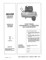 Craftsman 919.156730 Owner'S Manual preview