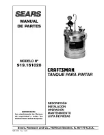 Preview for 13 page of Craftsman 919.161020 Manual