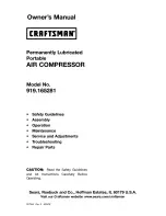Craftsman 919.165281 Owner'S Manual preview