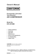 Preview for 1 page of Craftsman 919.167380 Owner'S Manual