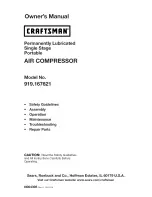 Craftsman 919.167621 Owner'S Manual preview