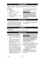 Preview for 10 page of Craftsman 919.167700 Owner'S Manual