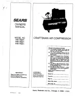 Preview for 1 page of Craftsman 919.176841 Owner'S Manual