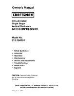 Craftsman 919.184191 Owner'S Manual preview