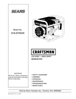 Craftsman 919.670030 Owner'S Manual preview