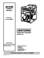 Preview for 1 page of Craftsman 919.679580 Owner'S Manual