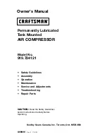 Craftsman 919.724121 Owner'S Manual preview