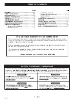 Preview for 2 page of Craftsman 919.727110 Owner'S Manual