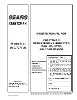Craftsman 919.727130 Owner'S Manual preview