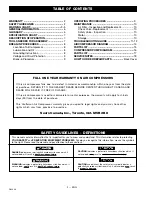 Preview for 2 page of Craftsman 919.727580 Owner'S Manual