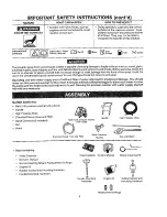 Предварительный просмотр 5 страницы Craftsman 919.76902 Owner'S Manual