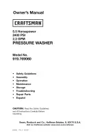 Preview for 1 page of Craftsman 919.769060 Owner'S Manual