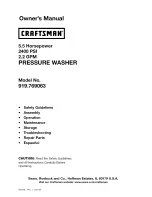 Craftsman 919.769063 Owner'S Manual preview