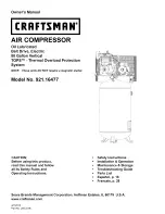 Craftsman 921.16477 Owner'S Manual preview