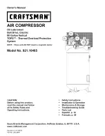 Craftsman 921.16485 Owner'S Manual preview
