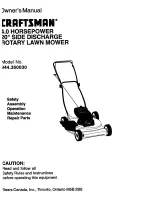 Preview for 1 page of Craftsman 944.360030 Owner'S Manual